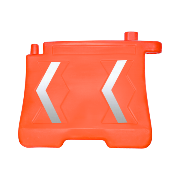 BARRERA VIAL CON FRANJAS EN FLECHA CON REFLEJANTE T-REFLEX NARANJA TRX-B10031004 100 X 85 X 52 CM